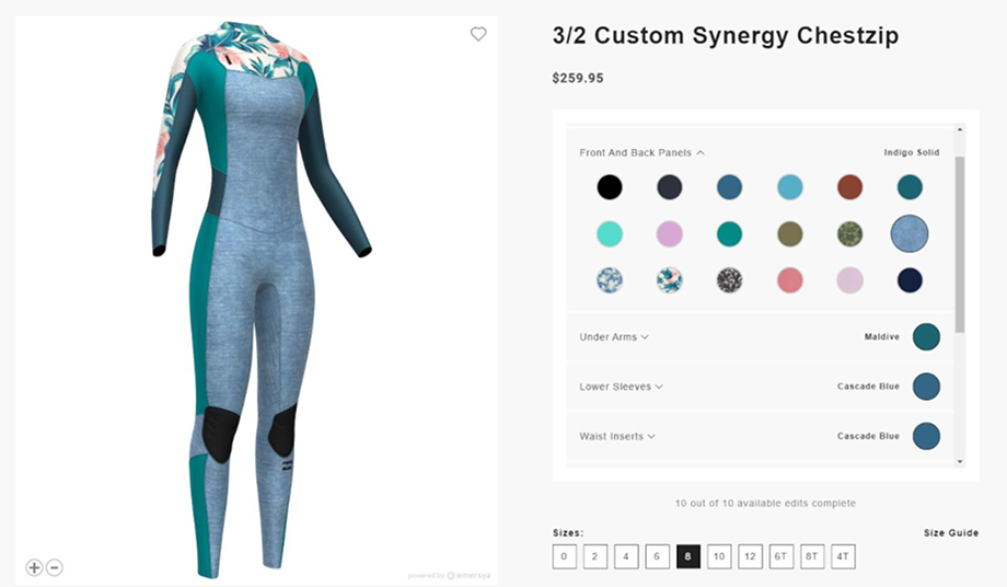 Billabong configurator